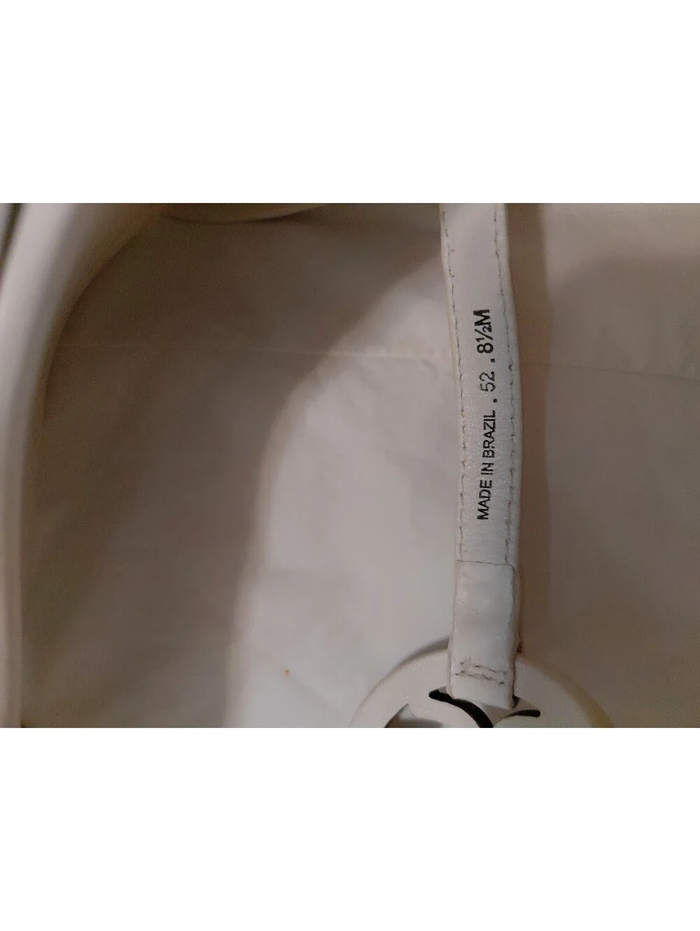 Tory Burch Miller Sandals Off White 8.5 EUC #793
